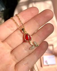 Set Collar Tulipán + Brazalete Tulipán 🌷