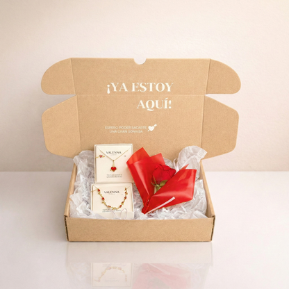 ✝️❤️ Set Sagrado Corazón — Collar + Pulsera + Anillo