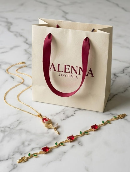 Set Collar Tulipán + Brazalete Tulipán 🌷